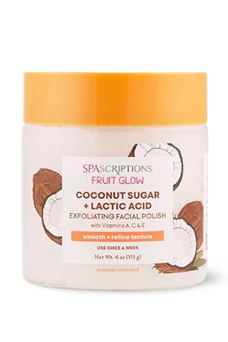 Exfoliating Facial Polish | Coconut Sugar, Lactic Acid, 4 Oz