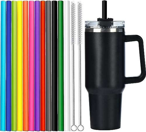 Drinking Straws | 12 Pack, Reusable for 40 oz & 30 oz Tumblers