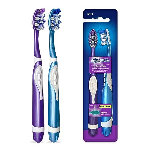 Electric Toothbrush | 2-Pack, Soft Multi-Level Bristles, Deep Clean