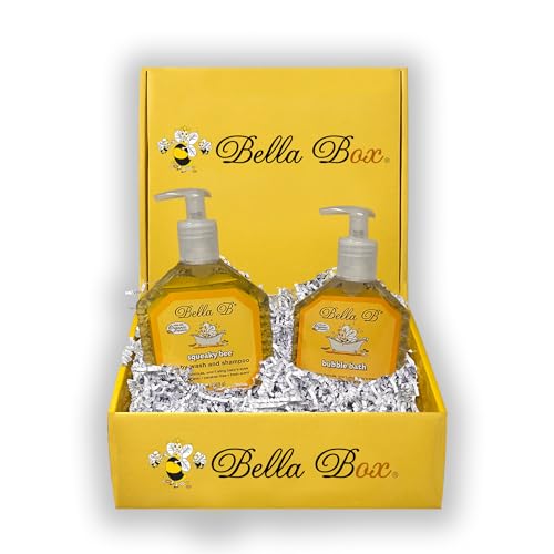 Baby Gift Set | Baby Wash & Shampoo 13 oz, Bubble Bath 8 oz