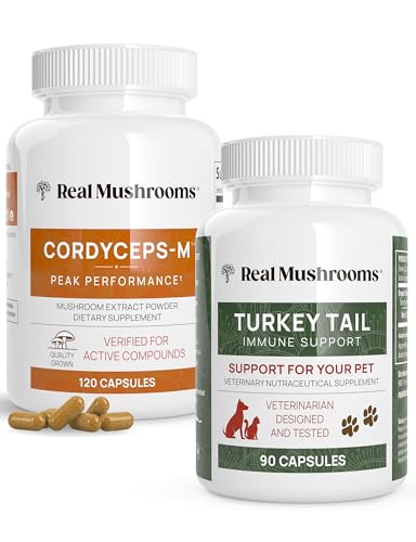 Mushroom Supplement | 120ct for Humans, 90ct for Pets, Vegan Non-GMO