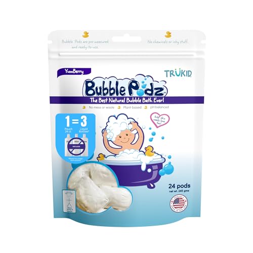 Bubble Bath Pods | Gentle Formula, pH Balanced, 24 Count