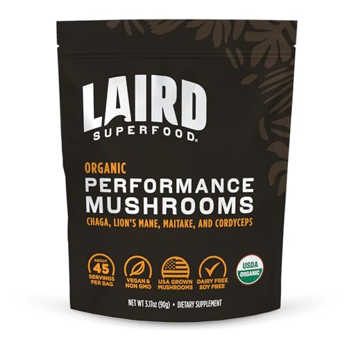 Mushroom Supplement | Chaga, Cordyceps, Lion's Mane, Maitake - 3.17 oz. Bag