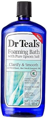 Foaming Bath | Pure Epsom Salt, Witch Hazel & Aloe Vera - 34 fl oz