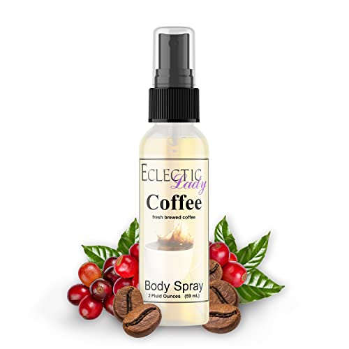 Body Mist | Coffee Scented, 2 oz, Hydrating Formula