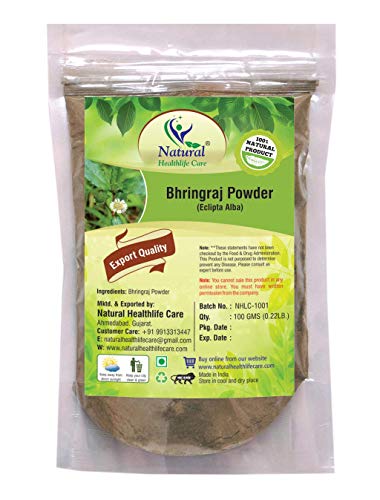 Hair Growth Powder | 100% Natural Bhringaraj, 8 oz.