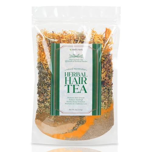 Hair Tea Rinse | Herbal Blend, 8oz for Rejuvenation and Nourishment