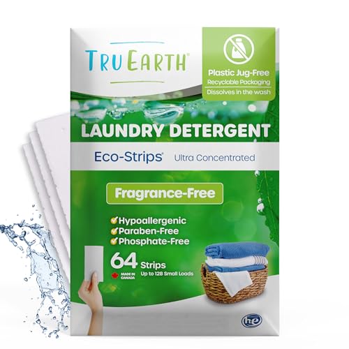 Laundry Detergent Sheets | Unscented, Up to 128 Loads (64 Sheets)