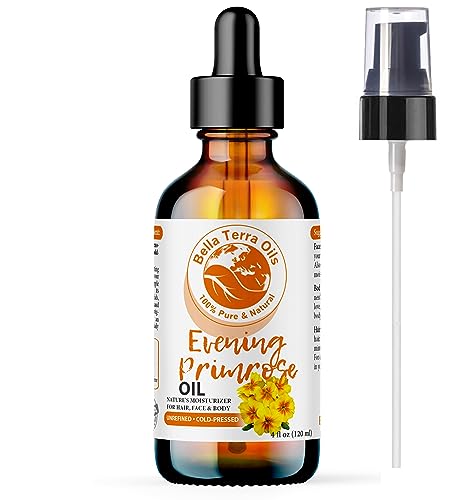 Evening Primrose Oil | 4 oz, Cold-Pressed, Rich in Vitamin F