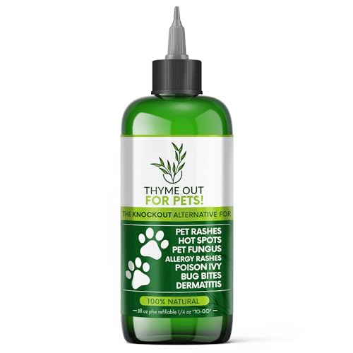 Pet Itch Relief Spray | 8 oz, Natural Treatment for Itchy Skin, Paws, and Ringworm