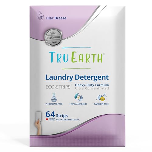 Laundry Detergent Sheets | Up to 128 Loads, Lilac Breeze Scent, Eco-Friendly