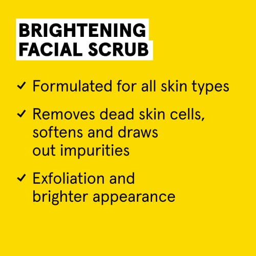 Acure Brightening Starter Kit - Cleansing Gel, Facial Scrub, Day Cream, and Vitamin C & Ferulic Acid Serum - All Skin Types - Softens, Detoxifies and Cleanses For Natural Glowing Skin