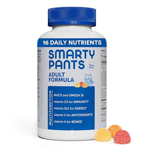 Multivitamin Gummies | Vitamin D3, C, B12, B6, A, K & Zinc, Omega 3 Fish Oil, 180 Count