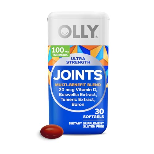 Joint Softgels | Boswellic Extract, Turmeric, Vitamin D, 30 Count