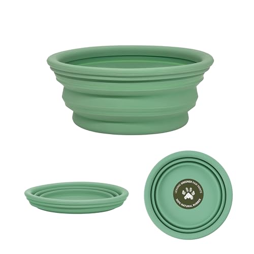 Dog Bowl | Collapsible, Portable, 100% Natural Rubber