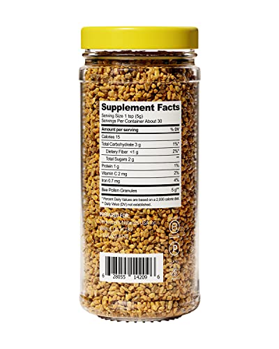 Bee Pollen Granules | Natural Enzymes, Source of Vitamins and Minerals, Gluten Free