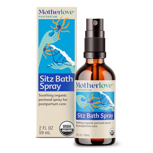 Sitz Bath Spray | 2 oz, Herbal Perineal Care, USDA Organic