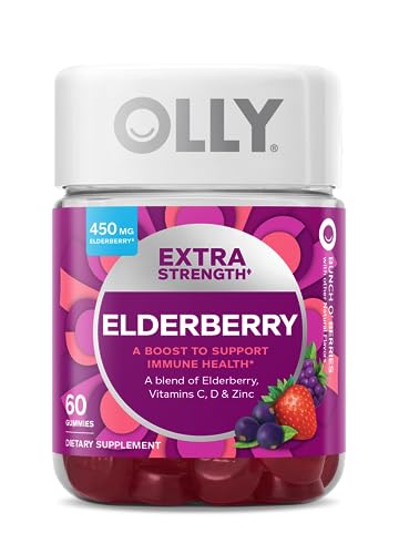 Elderberry Gummies | Extra Strength, 450mg, 60 Count