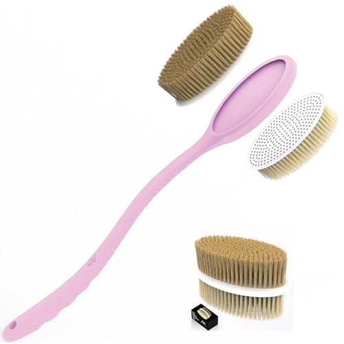 Body Exfoliator | Extended Stiff Structure, Gentle & Firm Bristle Design