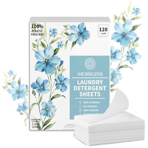 Laundry Detergent Sheets | 120 Loads, Fresh Linen Scent, Non-Toxic