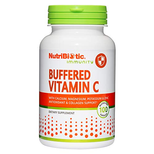 Buffered Vitamin C Capsules | 500 mg, 100 Count, Non-GMO, Gluten Free