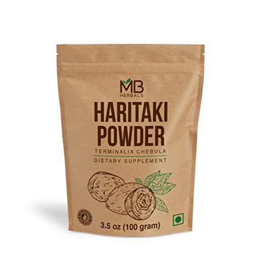 Herbal Supplement | Haritaki Powder, 3.5 oz, Natural Antioxidant