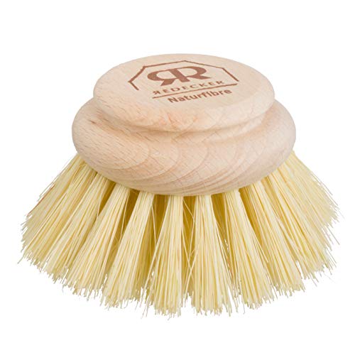 Scrub Brush Head | Tampico Fiber, Untreated Beechwood, 2-Inches