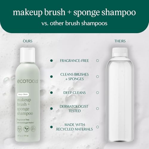 Makeup Brush Cleaner | Removes Makeup & Impurities, 6 fl oz.