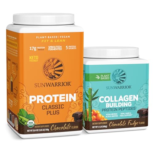 Protein Powder | Chocolate Flavor, 30 Servings  
Vegan Collagen Powder | Chocolate Flavor, 20 Servings