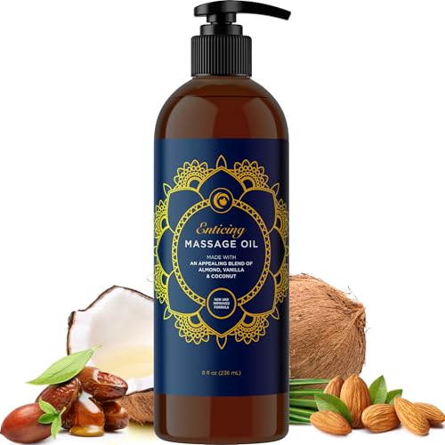 Massage Oil | Easy Glide, Non-Greasy, Vegan, 8 oz.