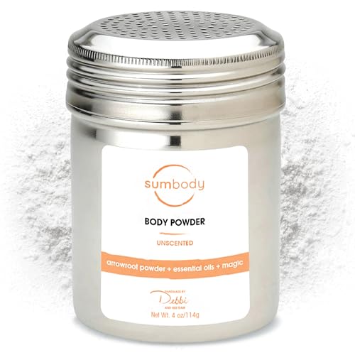 Body Powder | Unscented, 4oz, Talc & Cornstarch Free