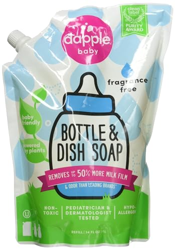 Dishwashing Liquid | Fragrance Free, 33.8 Fluid Ounce