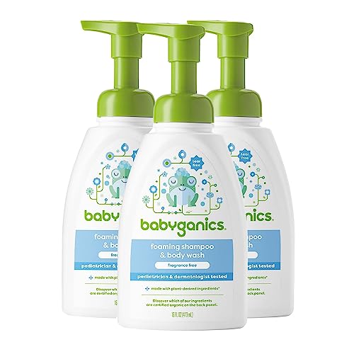 Baby Shampoo and Body Wash | Fragrance Free, Non-Allergenic, Tear-Free, 16 Fl Oz (Pack of 3)