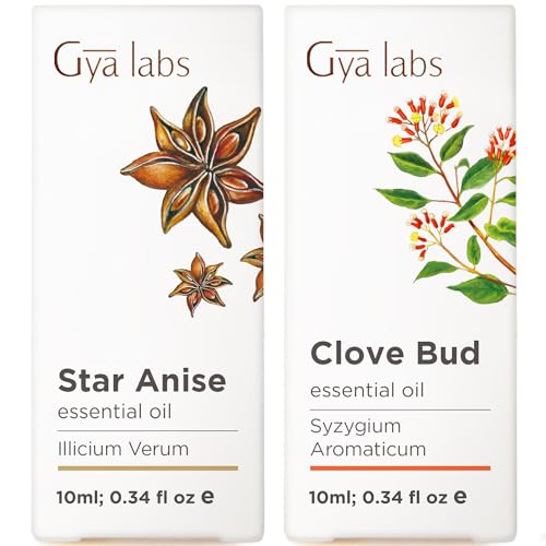 Essential Oil Set | Star Anise & Clove, 2x0.34 fl oz