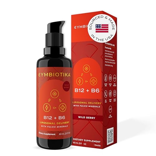 Liposomal Vitamin B12 Supplement | 1250 mcg, 2 oz, Non-GMO, Vegan Friendly