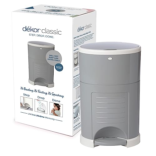 Diaper Pail | Hands-Free Operation | Odor Control | Economical Refill System