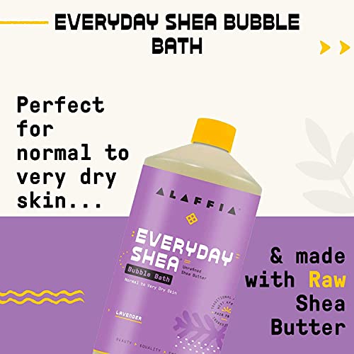 Bubble Bath | Soothing Support, Deep Relaxation, Soft Moisturized Skin, Fair Trade Shea Butter, Cruelty Free, No Parabens, Vegan, Lavender Scent, 32 Fl Oz