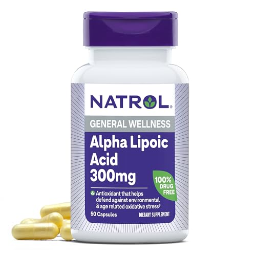 Alpha Lipoic Acid Capsules | 300mg, 50 Count, Antioxidant Protection