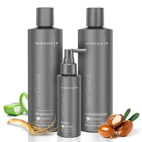 Hair Care Set | Shampoo, Conditioner, Tonic - 12 fl oz, All Hair Types, Non-Toxic, Cruelty-Free