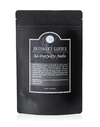 Sea Vegetable Powder | Wild Harvested Dulse, Wakame, Kelp, USA Grown