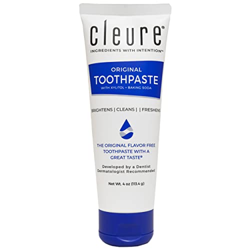 Toothpaste | Flavor-Free, Fluoride-Free, 4 oz. Tube