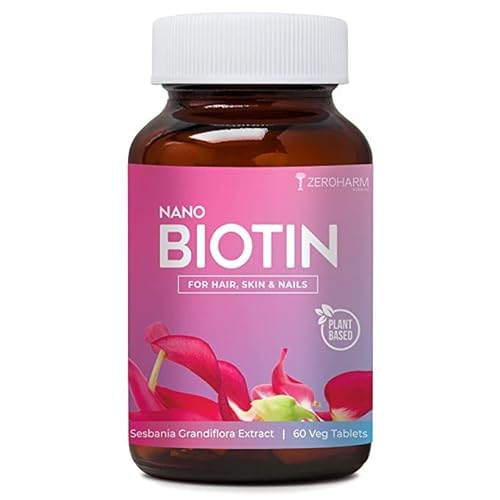 Biotin Tablets | Supports Hair, Skin, and Nails, 60 Count