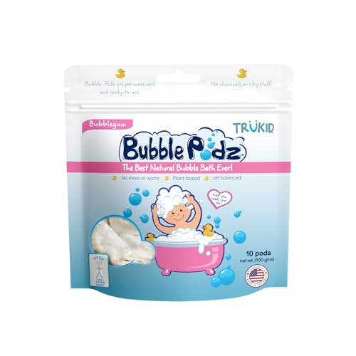 Bubble Bath Pods | Gentle Formula, 10 Pack, pH Balanced for Sensitive Skin