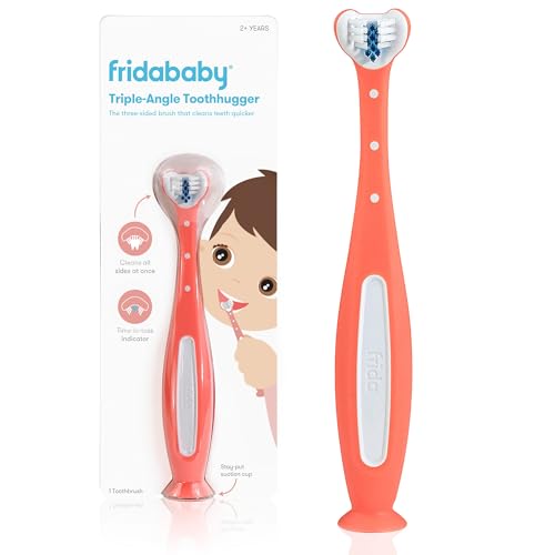 Toddler Toothbrush | Cleans All Sides at Once, 2 Years and Up, Triple-Angle Design