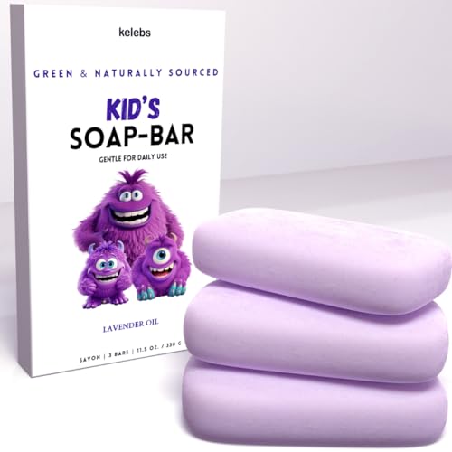 Kids Soap Bar | Organic Lavender, 3-Pack