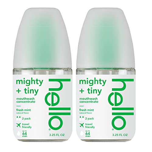 Mouthwash | Alcohol Free, Travel Size, 2 Pack, 3.25 Oz Bottles