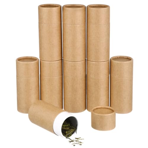 Cardboard Tubes | 50ml, 30 Pack, Ideal for Essential Oils, Crafts, and Storage