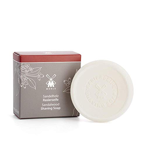 Shaving Soap | Sandalwood Scent, Rich Lather, 65g