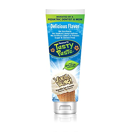 Children's Toothpaste | Great Tasting Vanilla Flavor, 4.2 oz.