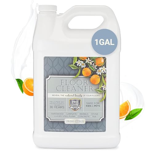 Floor Cleaner | Citrus Aroma, 1 Gallon (128 Fl Oz), Multi-Surface Use